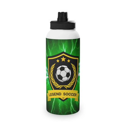Soccer Stainless Steel Water Bottle - Sporty Design for Athletes - RizQ Life 
