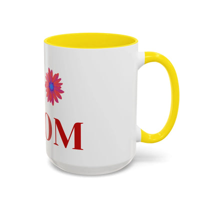 Gift for Mom l My Mom Accent Mug l Coffee or Tea Cup l Birthday & Mother’s Day - RizQ Life 