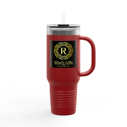 RizQ Life 40oz Insulated Travel Tumbler with Handle