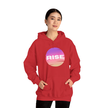 Women's Rise Graphic Hoodie - Cozy & Inspirational Sweatshirt