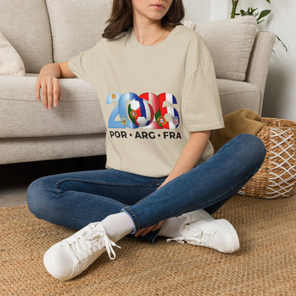 2026 Soccer Unisex Shirt | POR ARG FRA USA Football Tee
