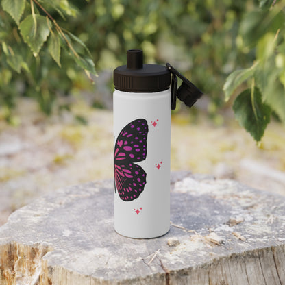 Butterfly Stainless Steel Water Bottle