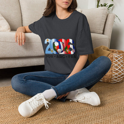 2026 Soccer Unisex Shirt | POR ARG FRA USA Football Tee