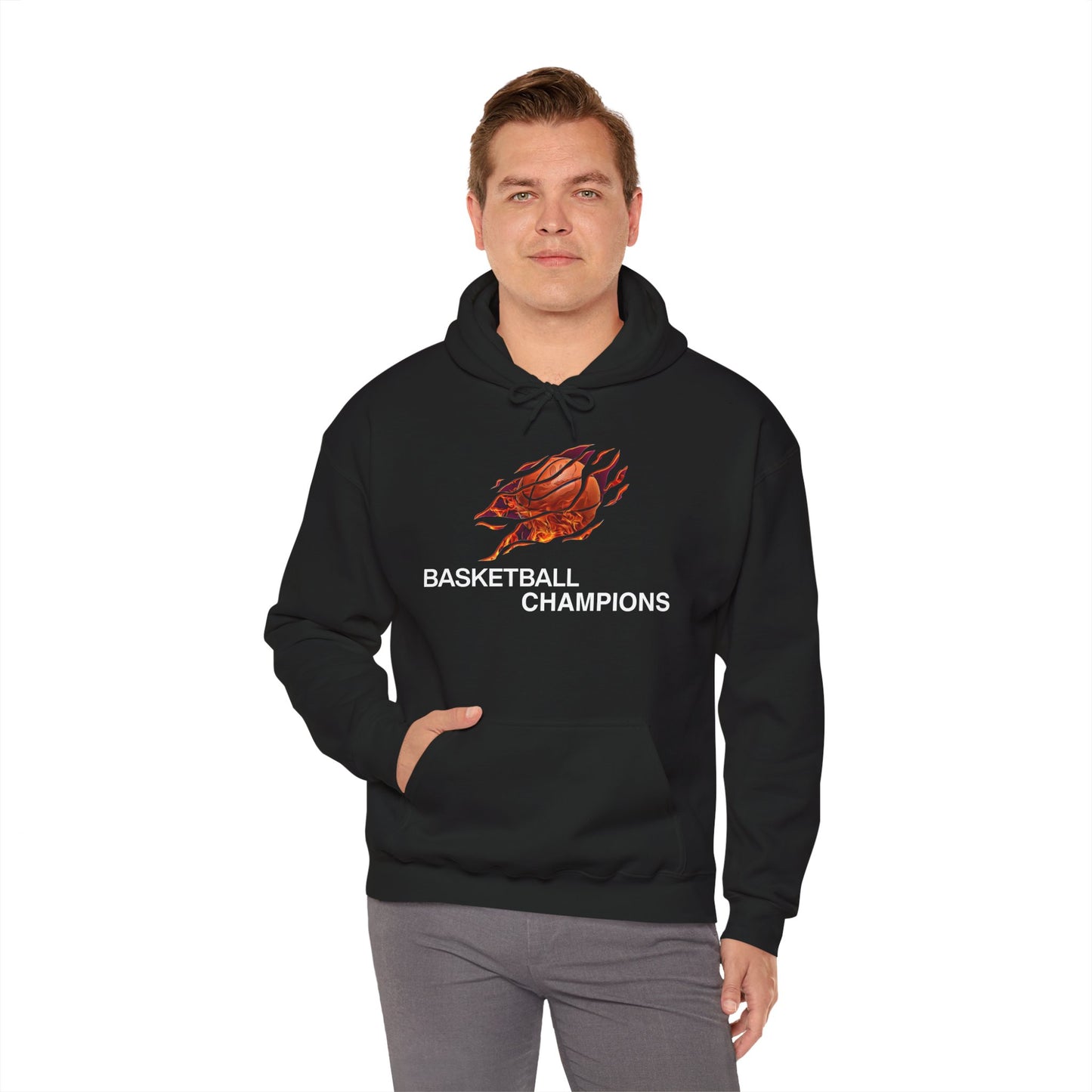Basketball Champions Hoodie - Men's Heavy Blend Sweatshirt