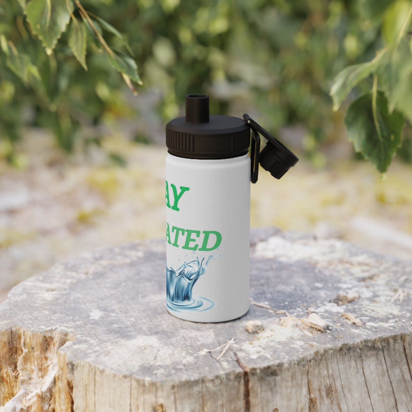 Stay Hydrated Steel Water Bottle
