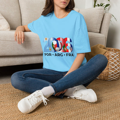2026 Soccer Unisex Shirt | POR ARG FRA USA Football Tee