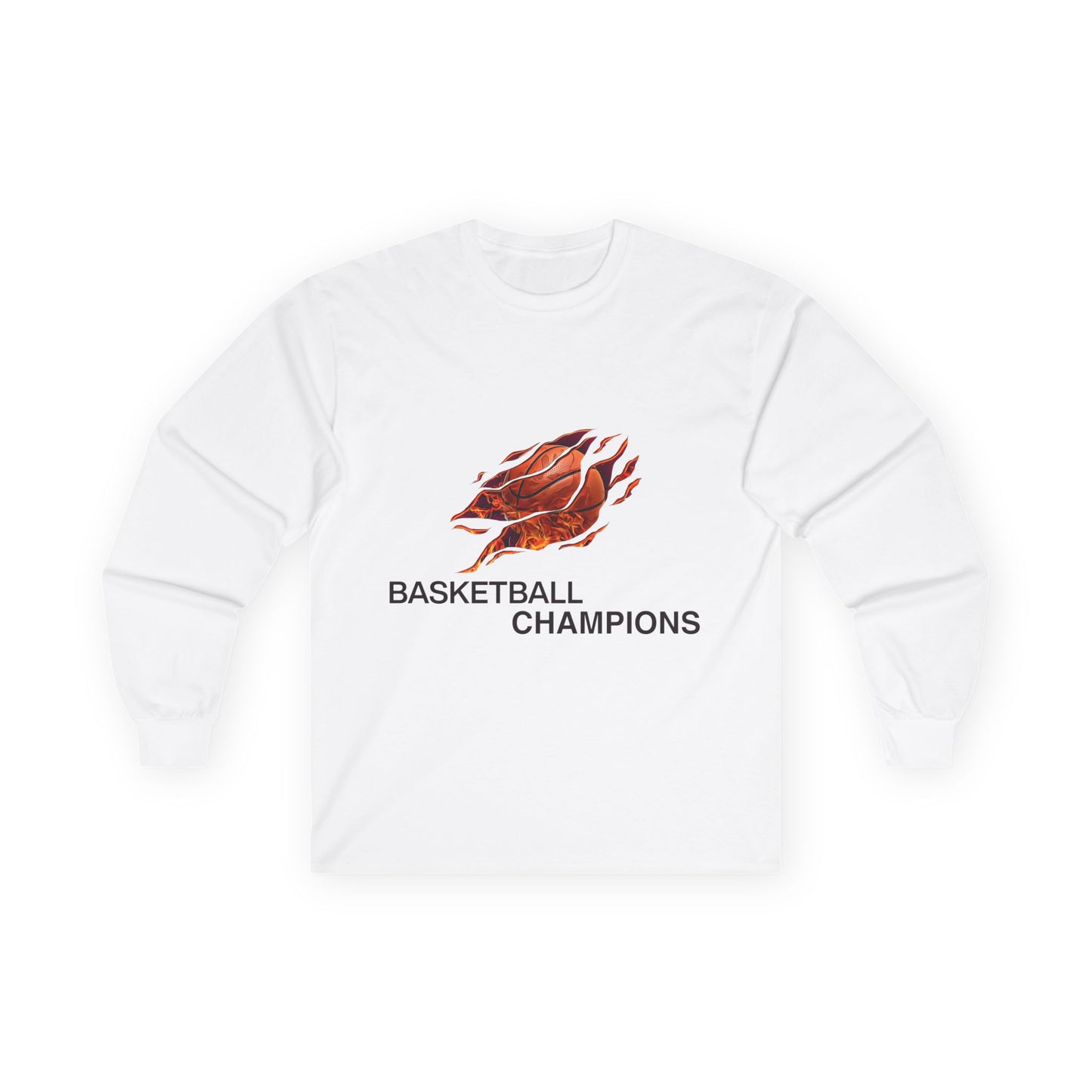 Basketball Champions Long Sleeve Tee - Unisex Cotton Shirt