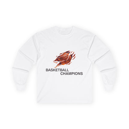 Basketball Champions Long Sleeve Tee - Unisex Cotton Shirt