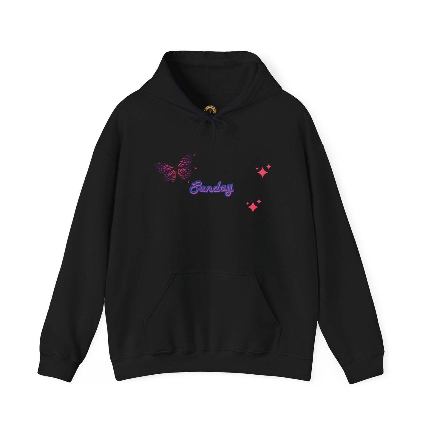Butterfly Sunday Hoodie Sweatshirt For Women