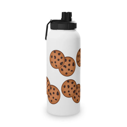 Cookie Pattern Stainless Steel Water Bottle - Perfect for Sports & Everyday Use - RizQ Life 