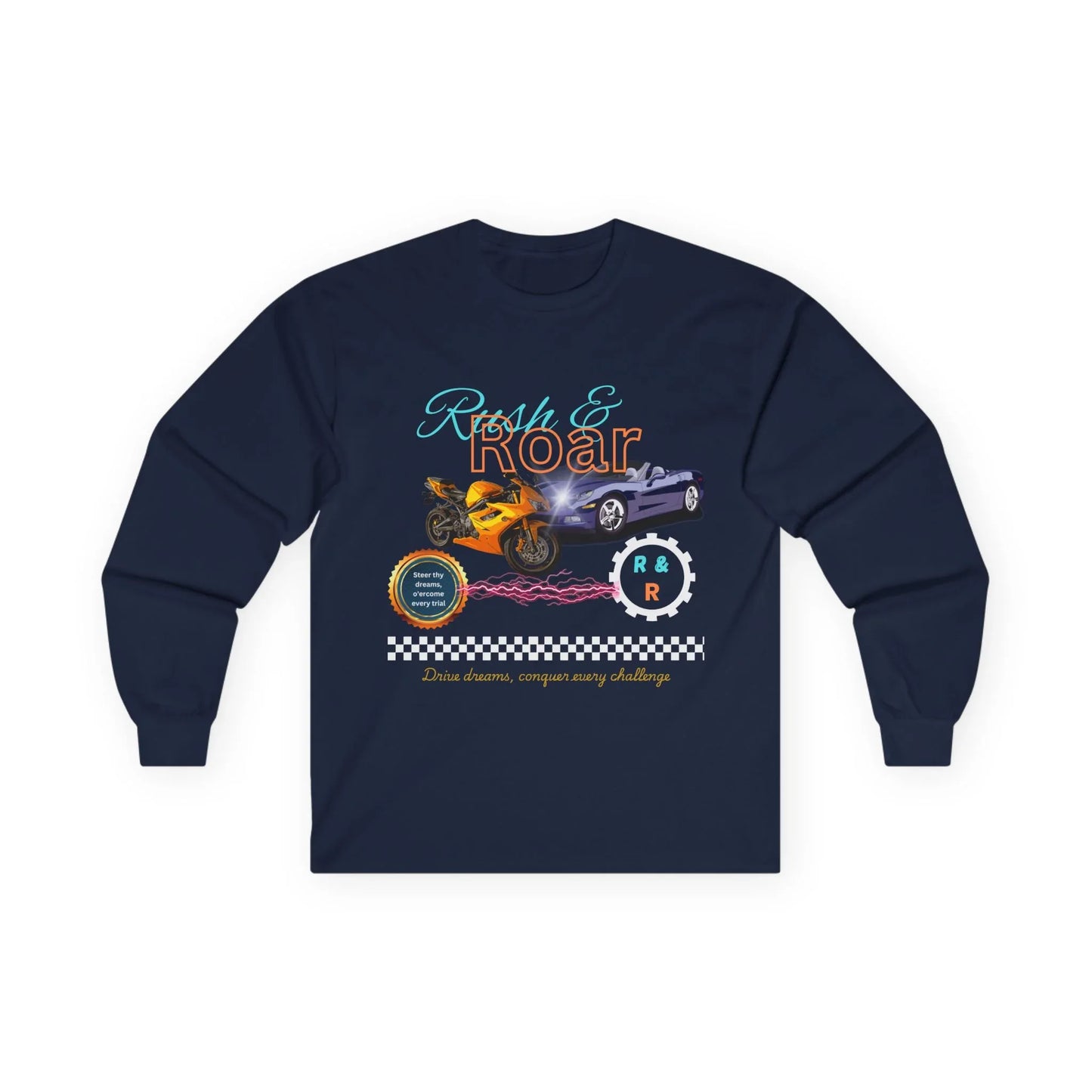 Drive & Roar Unisex Long Sleeve Tee – Car Enthusiast Gift - RizQ Life 