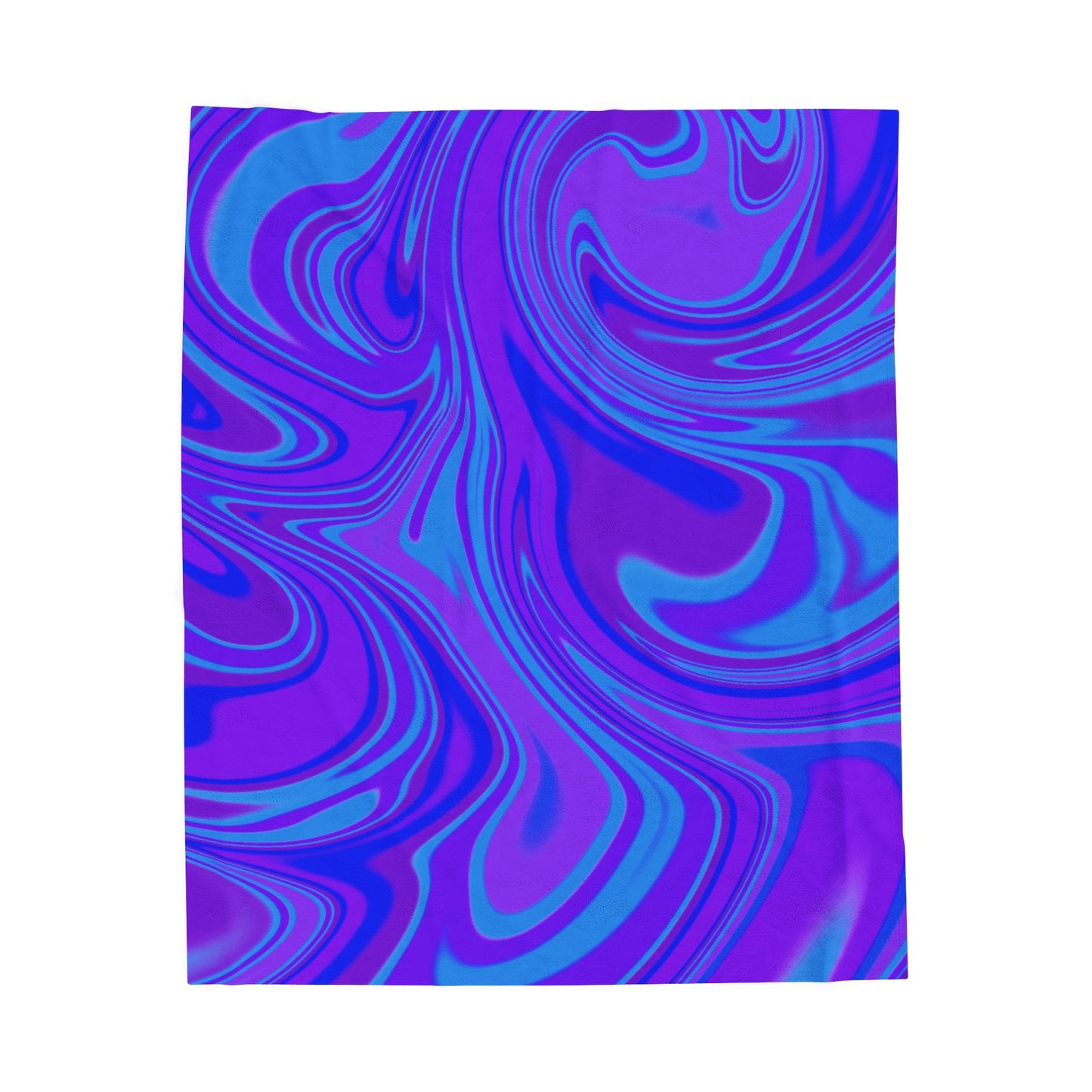 Velveteen Plush Blanket - Vibrant Abstract Cozy Throw for Home Decor