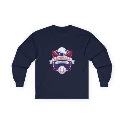 Baseball Enthusiast Long Sleeve Tee - Unisex Ultra Cotton