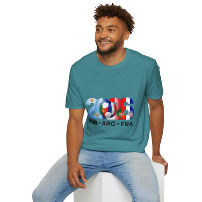 2026 Soccer Unisex Shirt | POR ARG FRA USA Football Tee