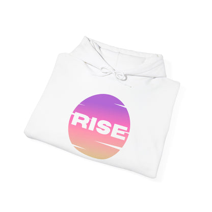 Women's Rise Graphic Hoodie - Cozy & Inspirational Sweatshirt