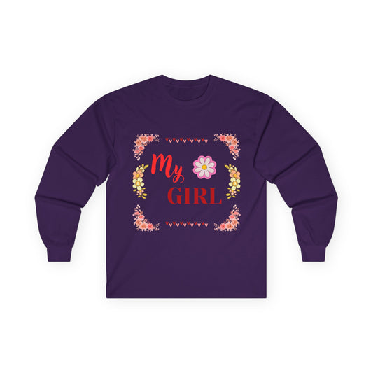 Floral Long Sleeve Tee - Warm and Cozy Moments Design