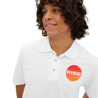 Piqué Polo Shirt - RISE Men's Classic Comfort for Everyday Style