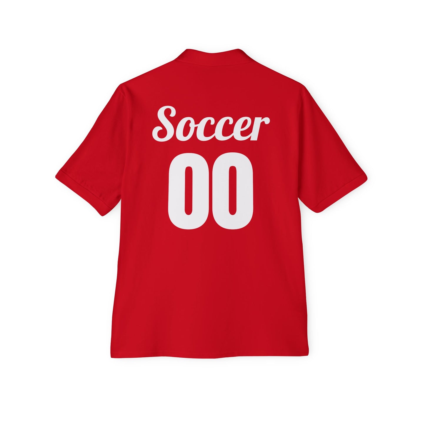 Soccer Polo - Soaring Legends & soccer Design for Sports Enthusiasts