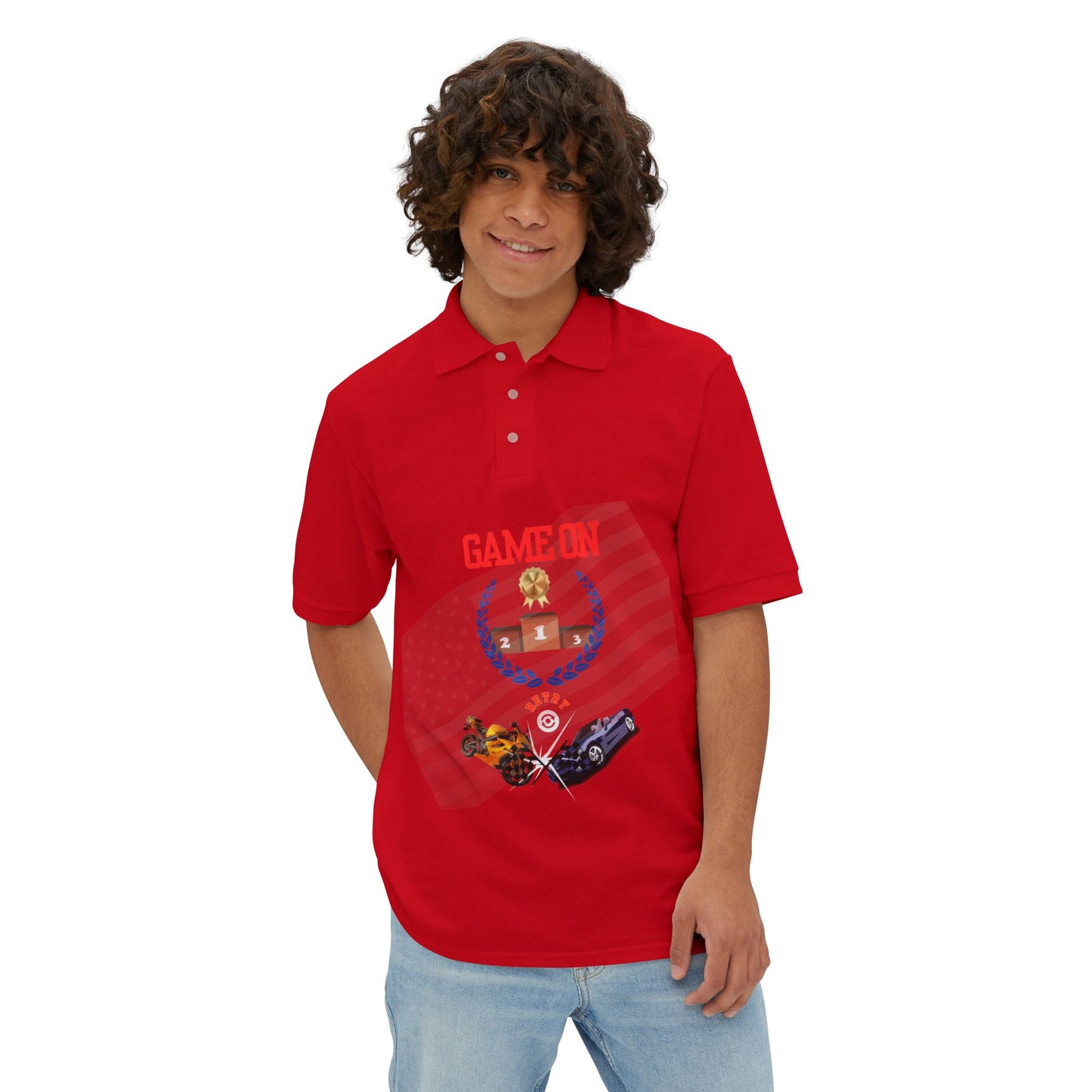 Men's Polo Shirt - Casual Sportswear Tee for Active Lifestyle