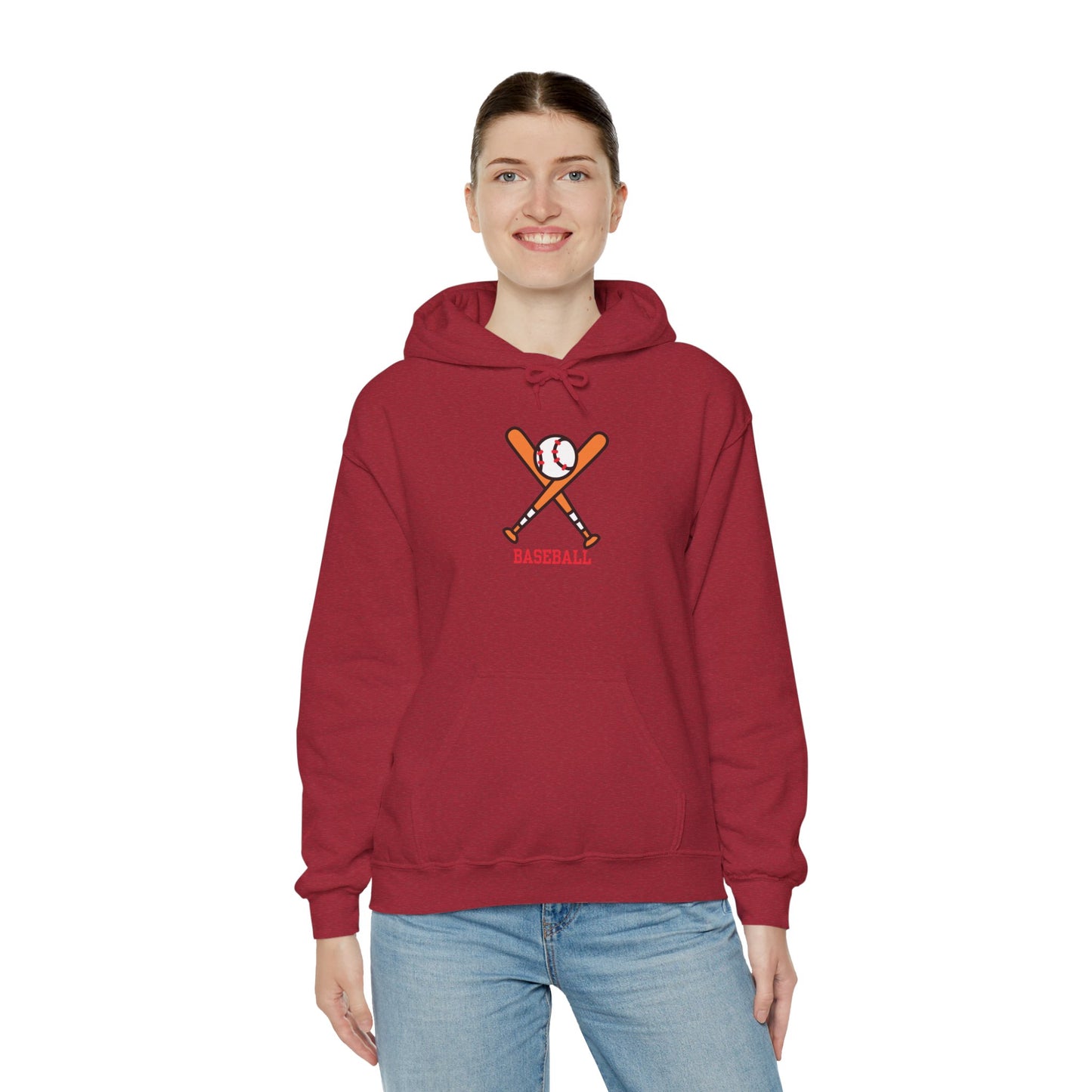 Women's Baseball Hoodie - Cozy Sports Sweatshirt for Baseball Lovers