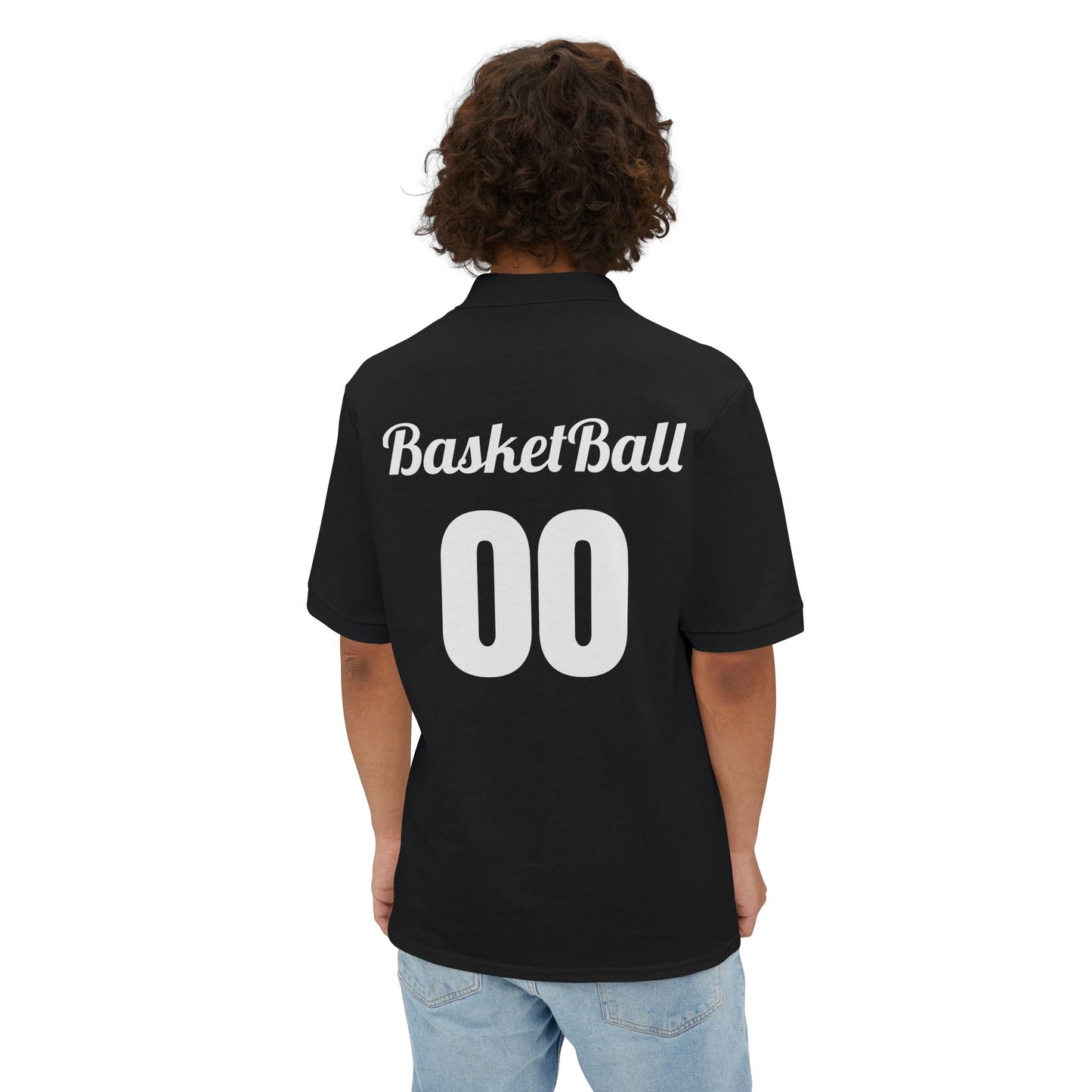 Basketball Pique Polo T- shirt