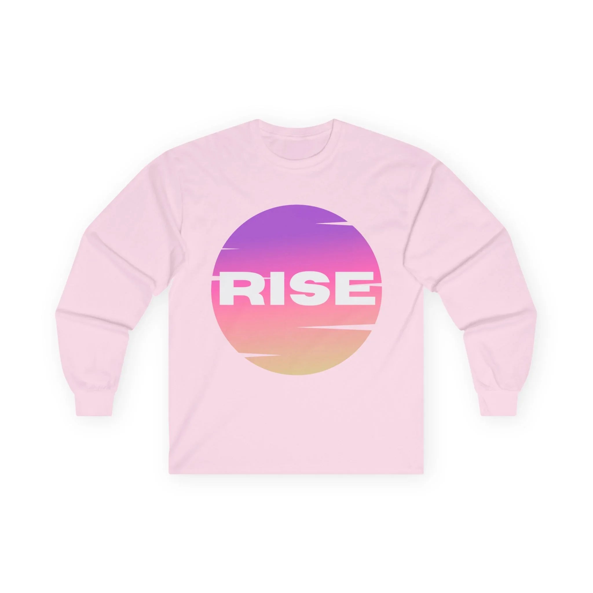 Motivational Long Sleeve Tee - 'RISE' Graphic - RizQ Life 