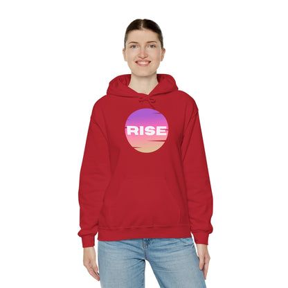 Women's Rise Graphic Hoodie - Cozy & Inspirational Sweatshirt