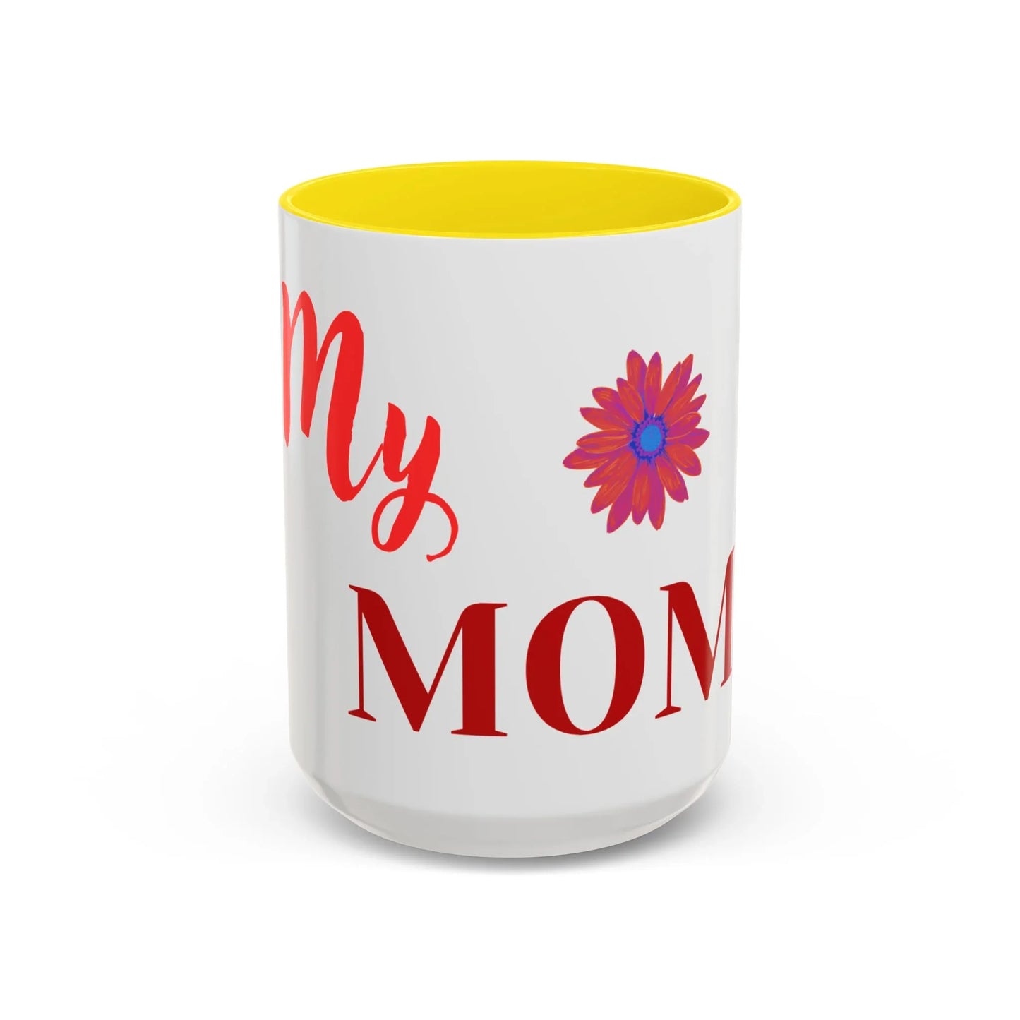 Gift for Mom l My Mom Accent Mug l Coffee or Tea Cup l Birthday & Mother’s Day - RizQ Life 