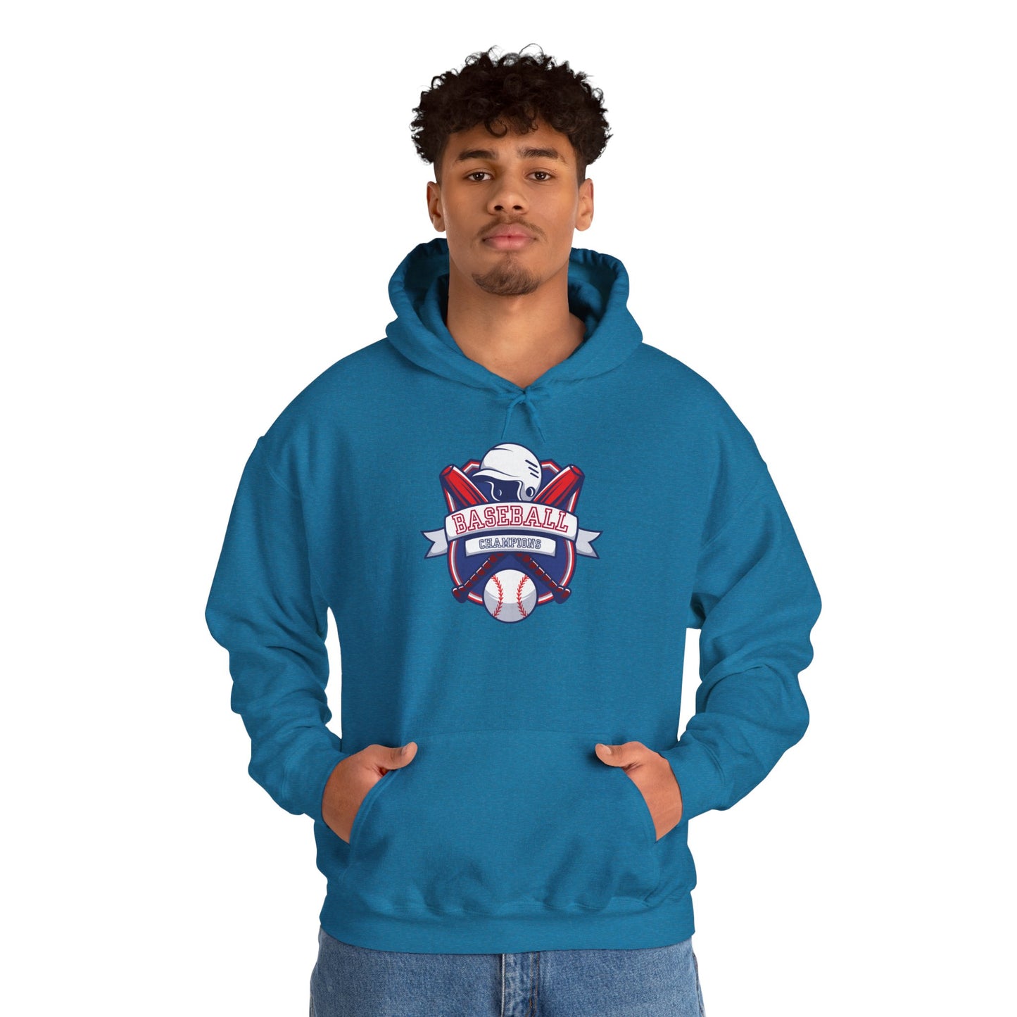 Sweat à capuche Champion de baseball - Mélange épais pour plus de confort et de style
