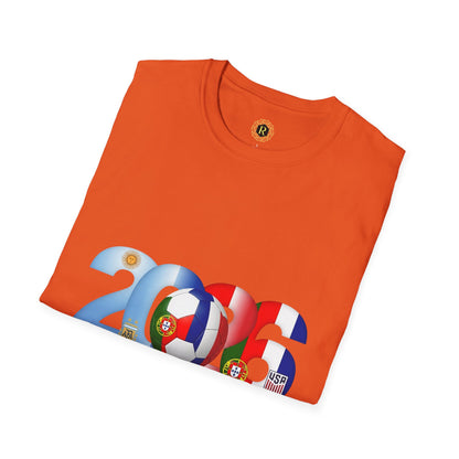 2026 Soccer Unisex Shirt | POR ARG FRA USA Football Tee