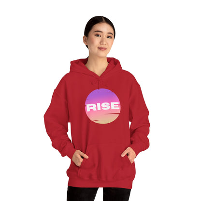 Women's Rise Graphic Hoodie - Cozy & Inspirational Sweatshirt