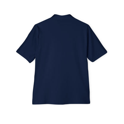 Champion’s statement men’s polo – “I AM THE CHAMPION.” Cotton piqué collared shirt, S–3XL. Perfect for casual wear, Father’s Day gifts, or summer events.