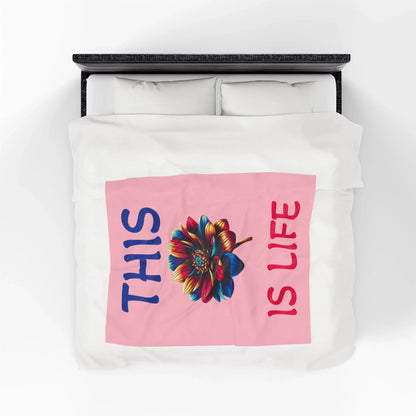 Soft and Cozy Velveteen Plush Blanket | Perfect for Home Decor, Gifts, Cozy Nights, Outdoor Picnics, and Relaxation - RizQ Life 