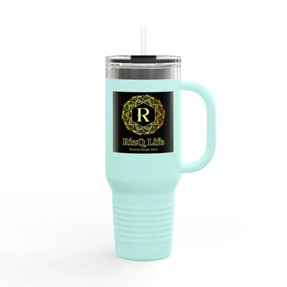RizQ Life 40oz Insulated Travel Tumbler with Handle