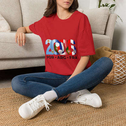2026 Soccer Unisex Shirt | POR ARG FRA USA Football Tee