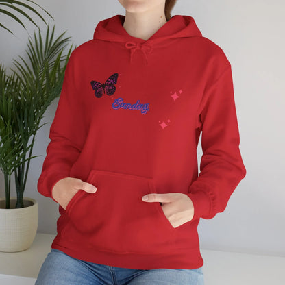 Butterfly Sunday Hoodie Sweatshirt For Women's - RizQ Life 