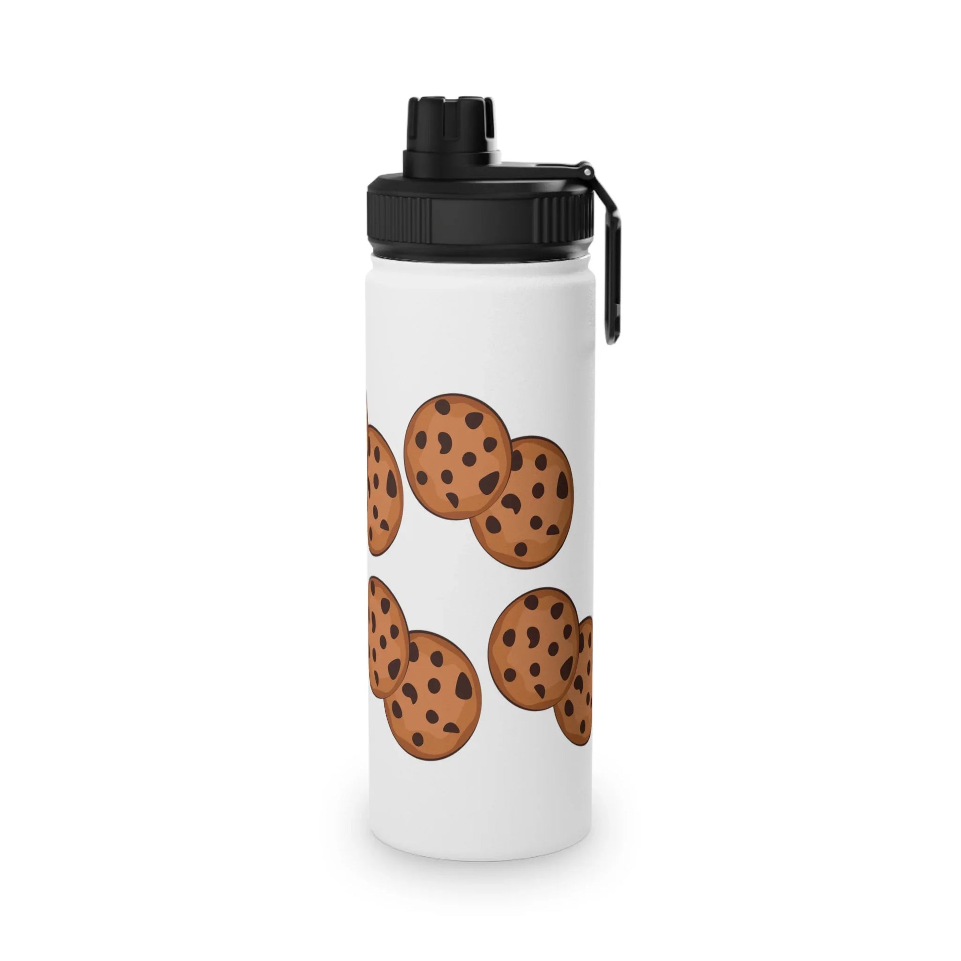 Cookie Pattern Stainless Steel Water Bottle - Perfect for Sports & Everyday Use - RizQ Life 