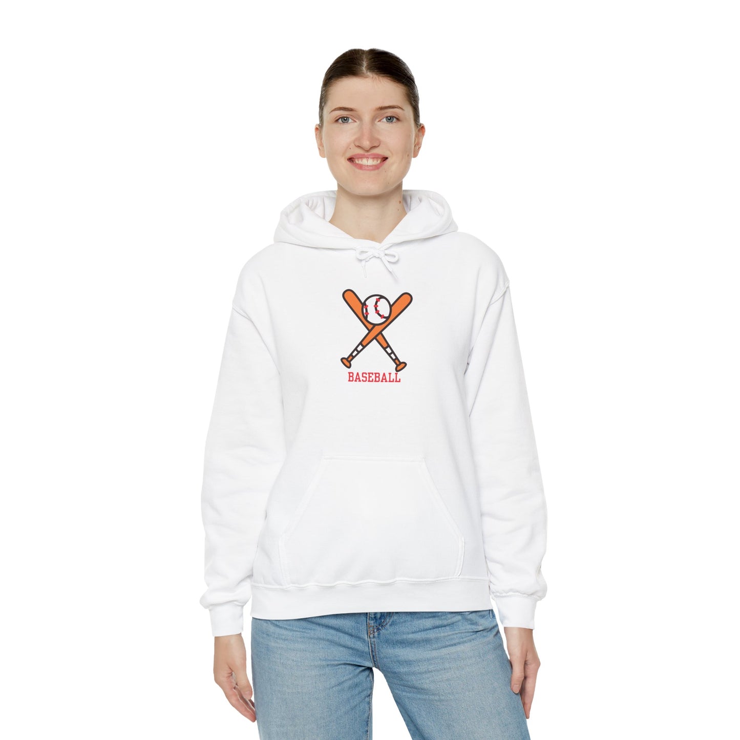 Women's Baseball Hoodie - Cozy Sports Sweatshirt for Baseball Lovers