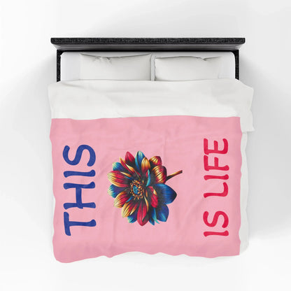 Soft and Cozy Velveteen Plush Blanket | Perfect for Home Decor, Gifts, Cozy Nights, Outdoor Picnics, and Relaxation - RizQ Life 