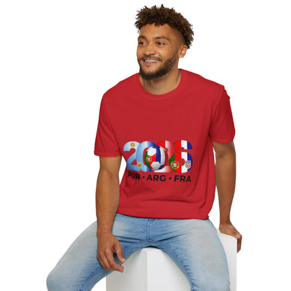 2026 Soccer Unisex Shirt | POR ARG FRA USA Football Tee