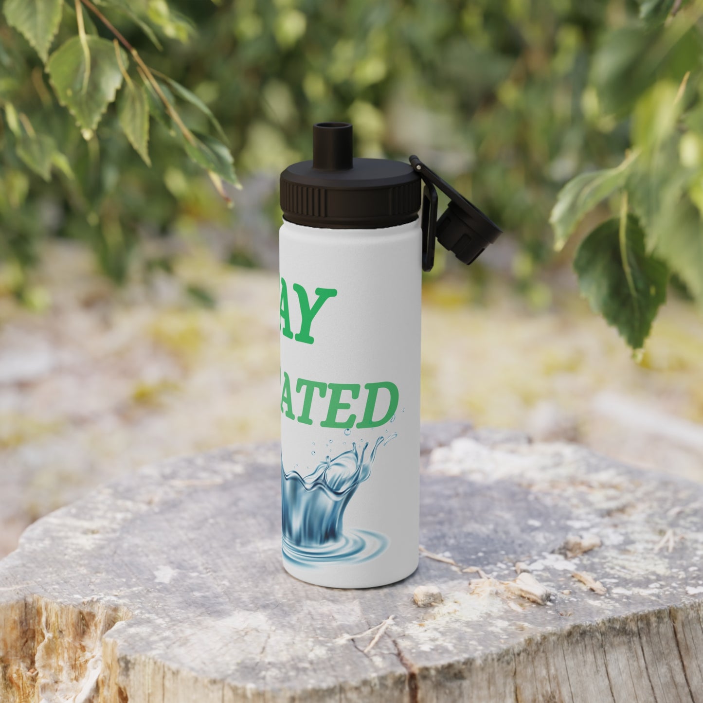 Stay Hydrated Steel Water Bottle