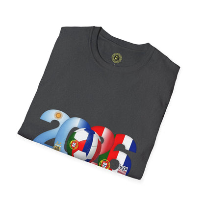 2026 Soccer Unisex Shirt | POR ARG FRA USA Football Tee