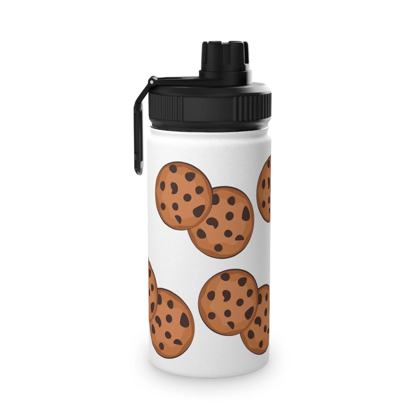 Cookie Pattern Stainless Steel Water Bottle - Perfect for Sports & Everyday Use - RizQ Life 