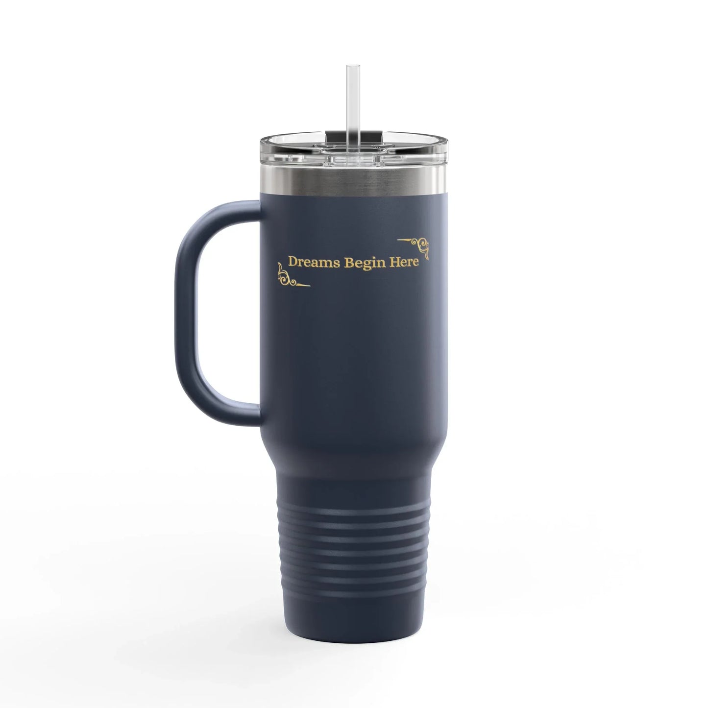RizQ Life 40oz Insulated Travel Tumbler with Handle