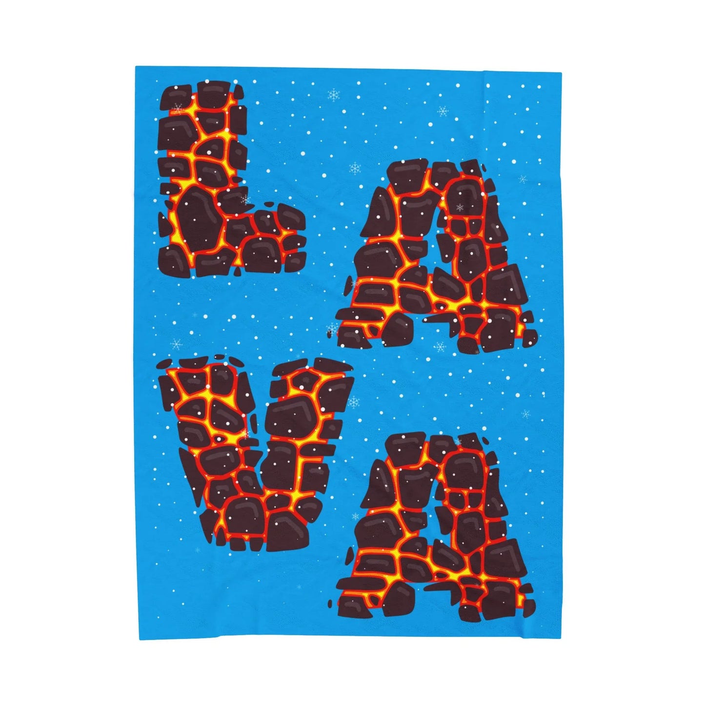 Lava Velveteen Plush Blanket - Cozy Kids Throw & Fun Home Decor Gift - RizQ Life 