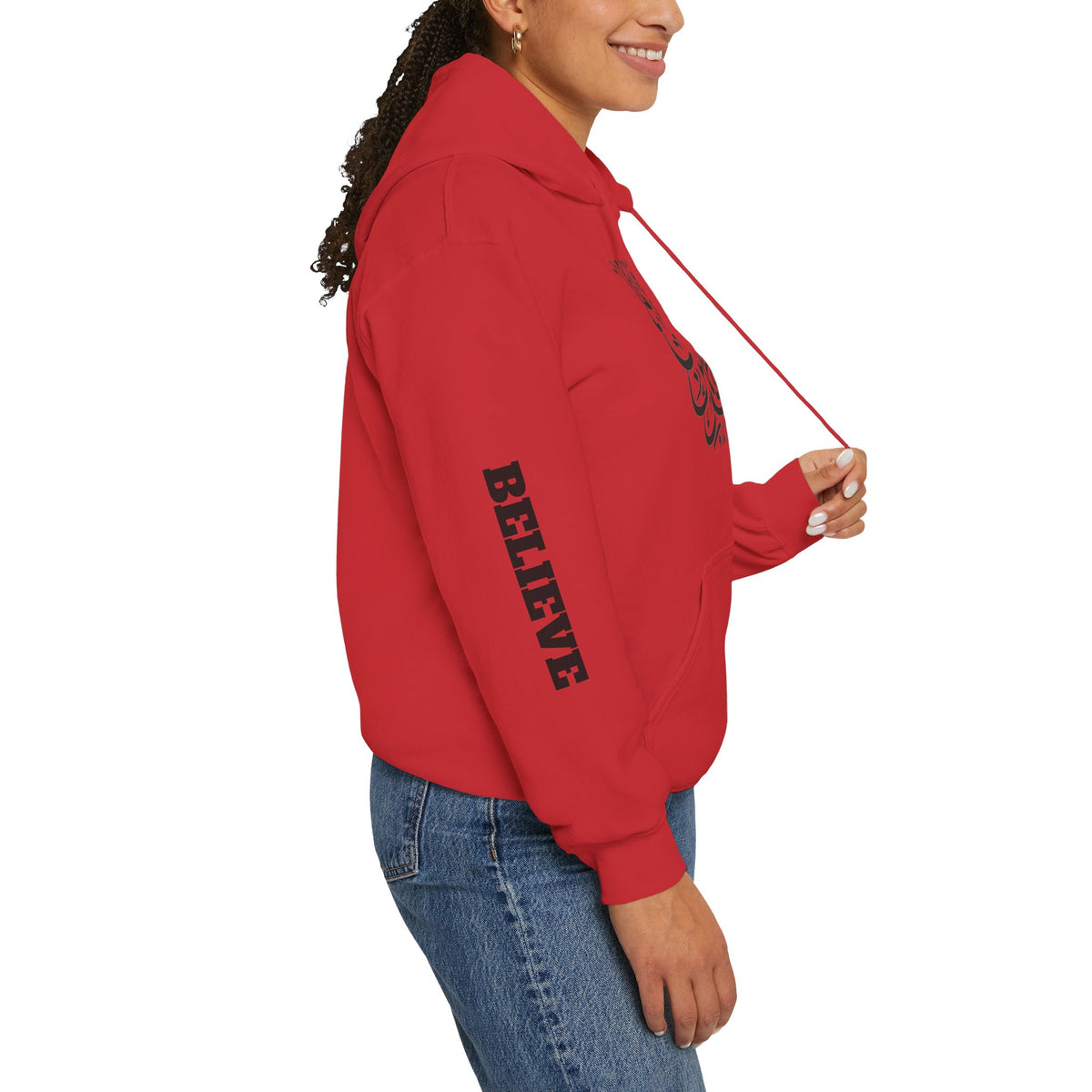Islamic Calligraphy Hoodie Arabic Faith