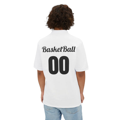 Basketball Pique Polo T- shirt