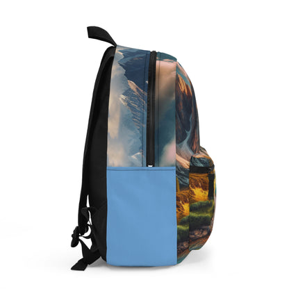 Mountain Landscape Backpack, Travel Bag, School Backpack, Hiking Pack, Nature Lover Gift, Adventure Gear
