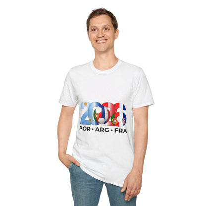 2026 Soccer Unisex Shirt | POR ARG FRA USA Football Tee