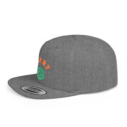 Retry Vintage Flat Bill Snapback Cap – Adjustable streetwear hat for men & women. Ideal gift for casual fashion, festivals, and urban style.